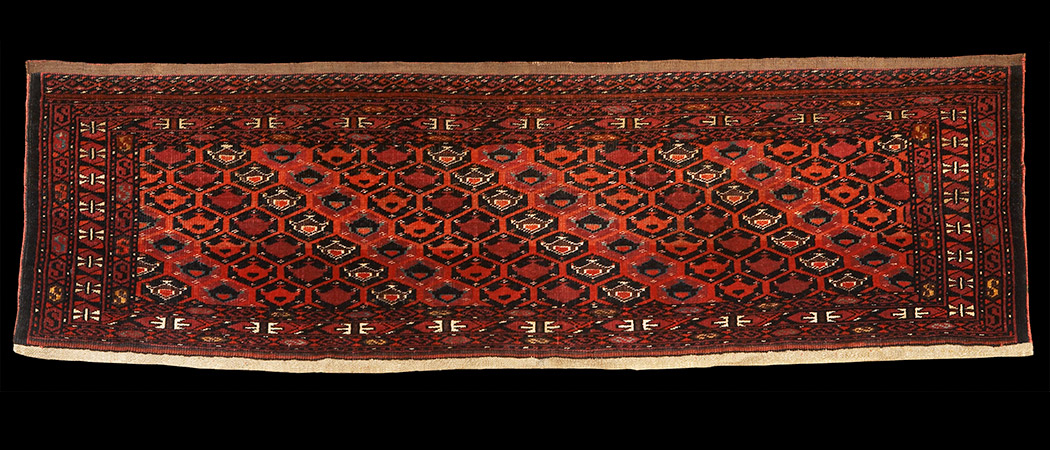 Saryk Turkmen Torba with silk 18