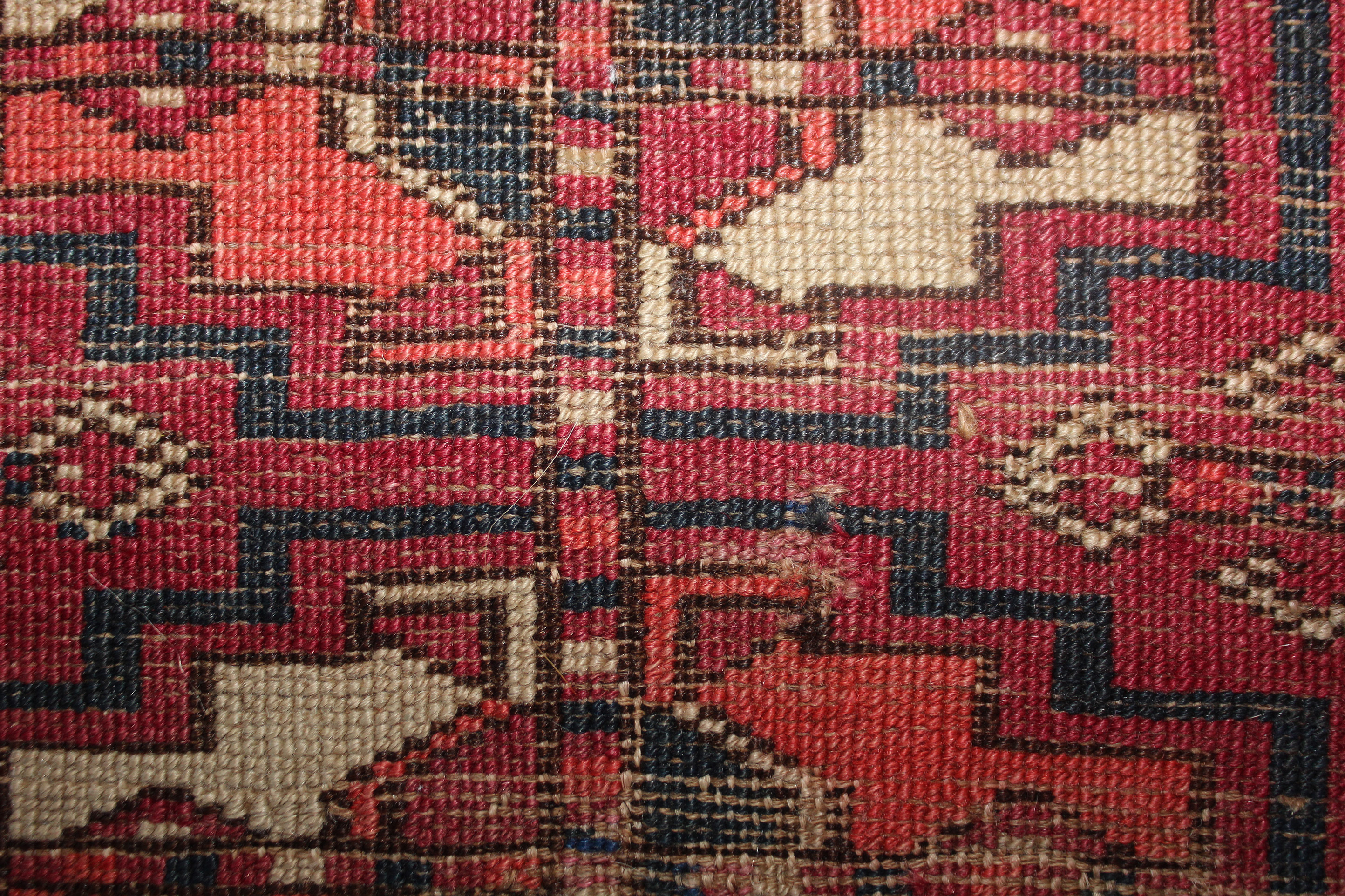 Ahal Téké Türkmen 'gyzlyk hali' (bridal rug/dowry piece) back