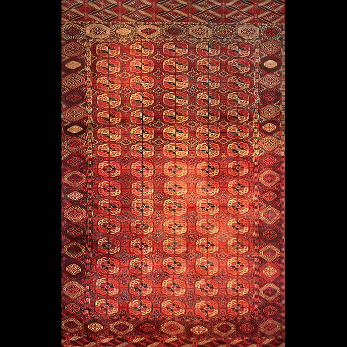 Turkmen Ahal Teke Main Rug, Ca. 1870